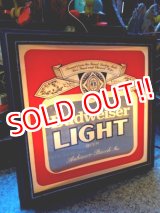 画像: dp-121008-05 Budweiser / 1982 Light sign