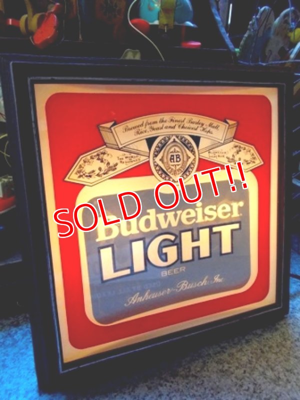 画像1: dp-121008-05 Budweiser / 1982 Light sign