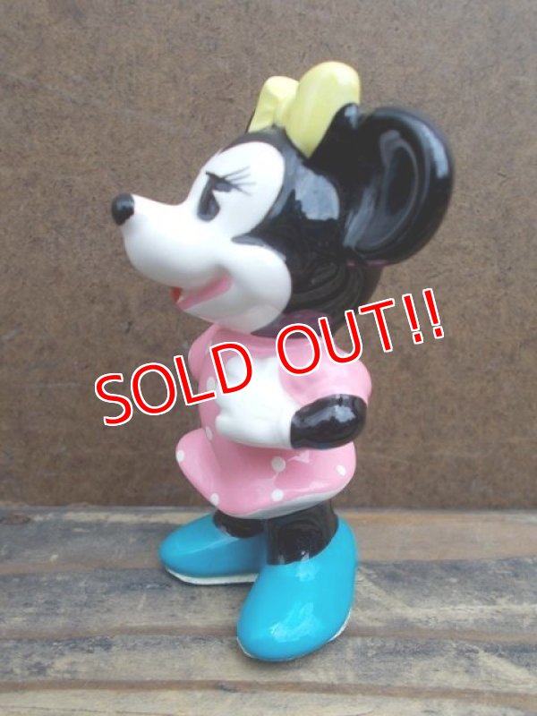 画像2: ct-130625-06 Minnie Mouse / 70's Ceramic figure (S)