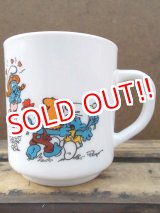 画像: gs-130716-16 Smurf / 1991 Milk glass mug (France)