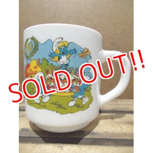 画像: gs-130716-15 Smurf / 1988 Milk glass mug (France)