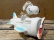 画像2: ct-130716-43 Snoopy / 70's-80's Air Plane Vinyl Squeak Toy