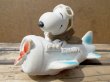 画像1: ct-130716-43 Snoopy / 70's-80's Air Plane Vinyl Squeak Toy