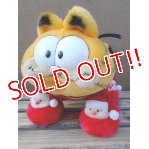 画像: ct-120209-33 Garfield / DAKIN 80's Plush doll "Santa sox"