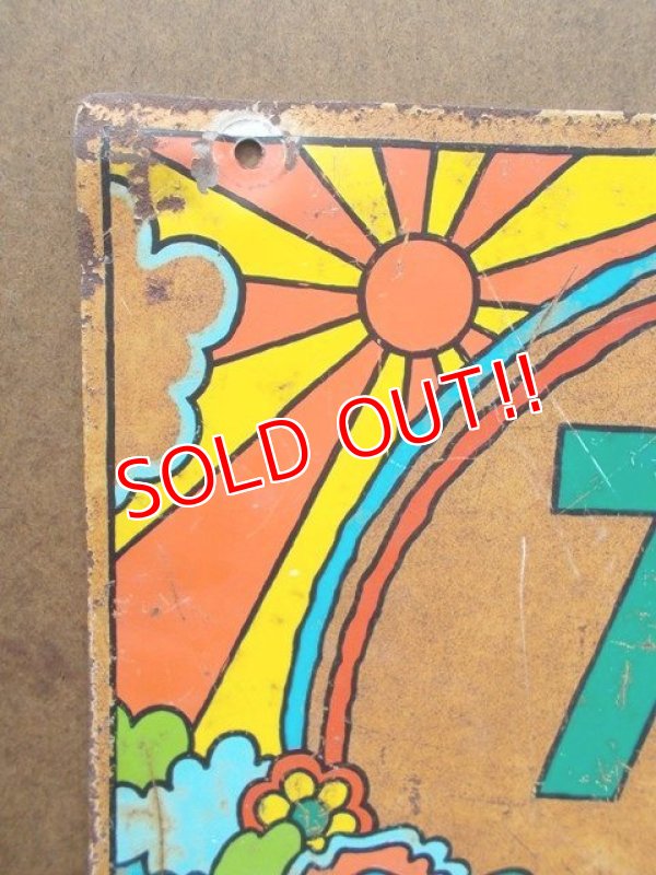 画像4: dp-130701-08 7up × Peter Max / 60's-70's Metal sign