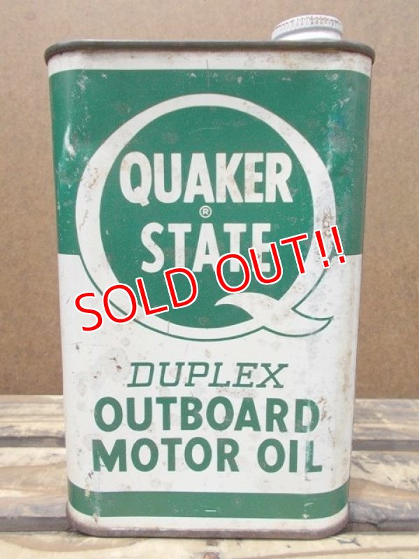 画像1: dp-130701-06 Quaker State / 60's Motor Oil Can