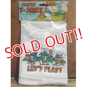 画像: ct-130702-28 Smurf / 80's Plush doll T-Shirt "Let's Play!"