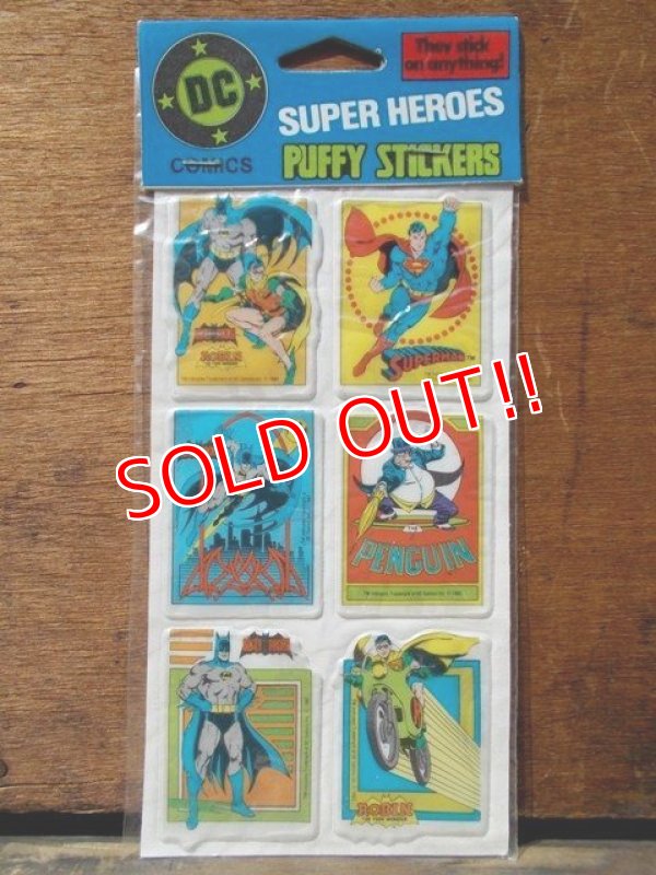 画像1: ct-813-91 DC Comic / Super Heroes 80's Puffy Stickers (C)