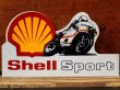 画像1: ad-821-18 Shell / Shell Sport Vintage Sticker