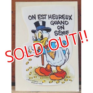 画像: ad-821-28 Scrooge McDuck / Vintage sticker