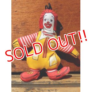 画像: ct-130901-01 Ronald McDonald / 80's mini cloth doll