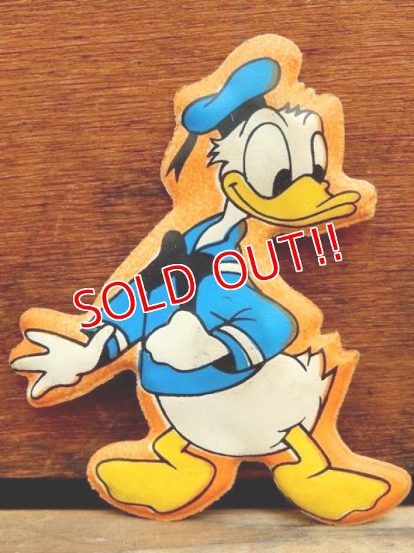 画像1: ct-111109-11 Donald Duck / 70's Puffy Magnet (S)