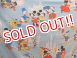 画像: ct-130716-39 Disney Characters / 70's Flat Sheet  (Twin)