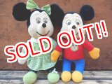 画像: ct-130903-11 Mickey Mouse & Minnie Mouse / Knickerbocker 70's Plush doll