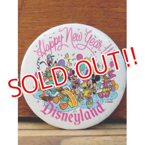 画像: pb-909-06 Disneyland / 1989 Happy New Year Pinback