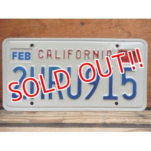 画像: dp-130801-13 80's License plate "CALIFORNIA" 