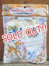 画像: ct-130924-29 Goofy & Pinocchio / 60's-70's Infant's sox