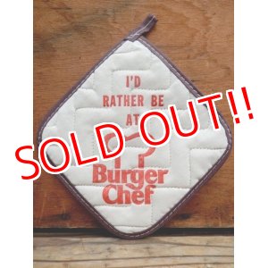 画像: dp-131008-03 Burger Chef / 70's Pot Holder (Brown)