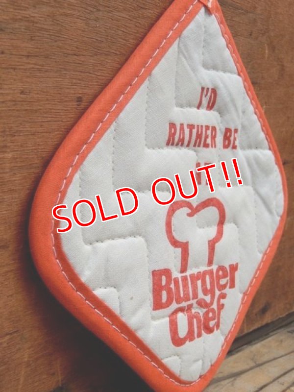 画像3: dp-131008-03 Burger Chef / 70's Pot Holder (Red)