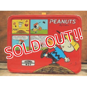 画像: ct-131015-31 PEANUTS / 70's Metal Lunchbox