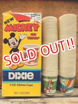 画像: ct-131022-17 Mickey and Friends / DIXIE 80's 5oz. Kitchen Cups