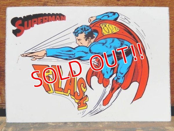 画像1: ad-130821-02 Superman / 70's Sticker (A)