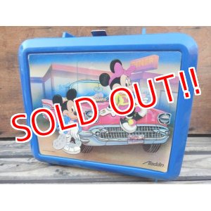 画像: ct-131121-11 Mickey Mouse & Minnie Mouse / Aladdin 90's Plastic Lunchbox