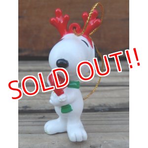 画像: ct-131122-95 Snoopy / Whitman's 90's PVC Ornament "Reindeer "