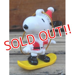 画像: ct-131122-94 Snoopy / Whitman's 2000's PVC Ornament "Snowboard "