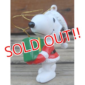 画像: ct-131122-99 Snoopy / Whitman's 90's PVC Ornament "Santa"