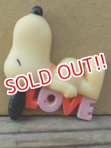 画像: ct-131201-35 Snoopy / 70's Magnet "LOVE"