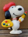 画像1: ct-131201-42 Snoopy / 70's Magnet "Painter"