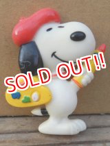 画像: ct-131201-42 Snoopy / 70's Magnet "Painter"