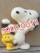 画像: ct-131201-47 Snoopy & Woodstock / 70's Magnet "Cheers!"