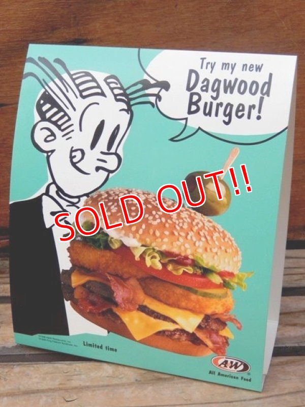 画像1: dp-131105-13 A&W / 90's Dagwood Burger AD