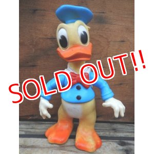 画像: ct-131202-03 Donald Duck / Ledraplastic 60's Rubber Doll (Black Button)