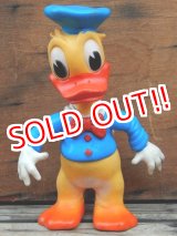 画像: ct-131202-04 Donald Duck / Ledraplastic 60's Rubber Doll (Red Button)