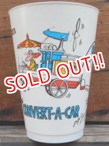 画像: ct-131211-14 Wacky Races / 7 ELEVEN 70's Plastic Cup "The Convert-A-Car"