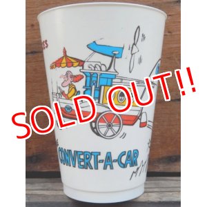 画像: ct-131211-14 Wacky Races / 7 ELEVEN 70's Plastic Cup "The Convert-A-Car"