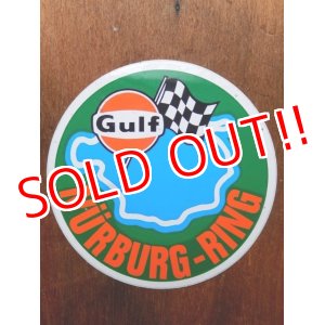 画像: ad-1218-06 Gulf / Vintage Sticker (Circuit )