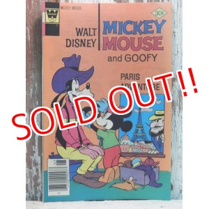 画像: bk-131211-07 Mickey Mouse and Goofy / Whitman 1977 Paris Adventure Comic