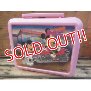 画像: ct-131121-12 Mickey Mouse & Minnie Mouse / Aladdin 90's Plastic Lunchbox