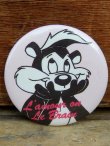 画像1: pb-140114-05 Pepe Le Pew / 1988 Pinback 