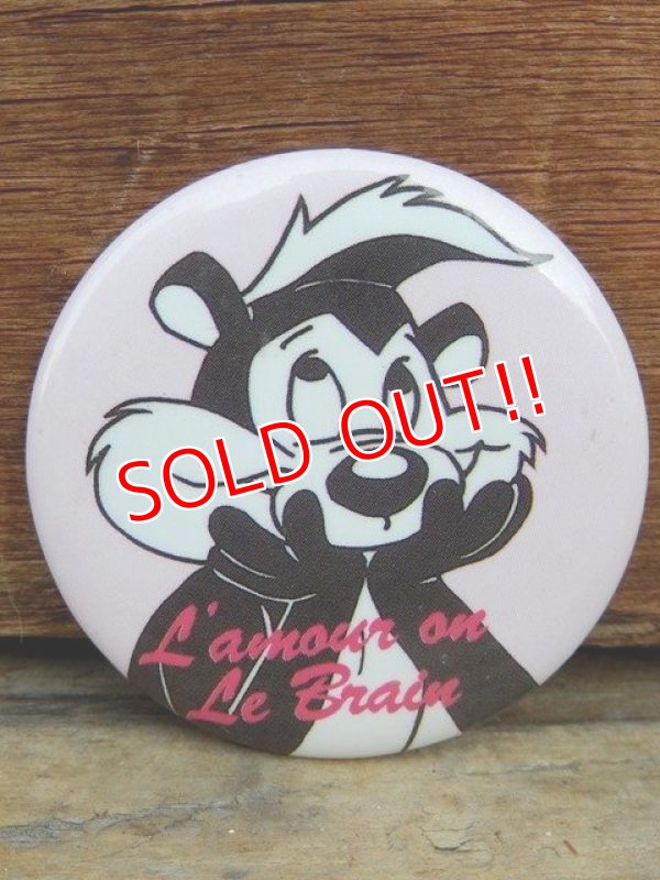 画像1: pb-140114-05 Pepe Le Pew / 1988 Pinback 