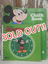 画像: ct-140121-71 Mickey Mouse / 70's Tells The Time Chalk Book