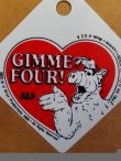 画像2: ct-140114-43 ALF / 80's Valentine's Card "GIMME FOUR!"