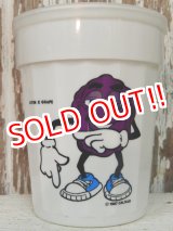 画像: ct-140211-58 California Raisins / 1987 Plastic Cup "Justin X Grape"