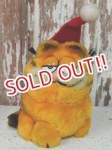 画像: ct-140211-72 Garfield / R.DAKIN 80's mini Plush Doll "Santa" 