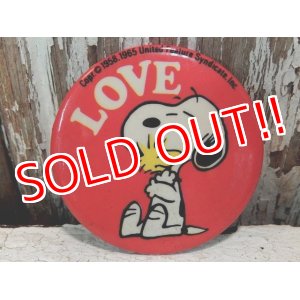 画像: ct-140211-07 Snoopy / 70's Pinback "LOVE"