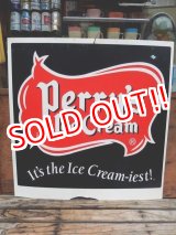 画像: dp-140116-01 Perry's Ice Cream / Vintage W-side Plastic sign